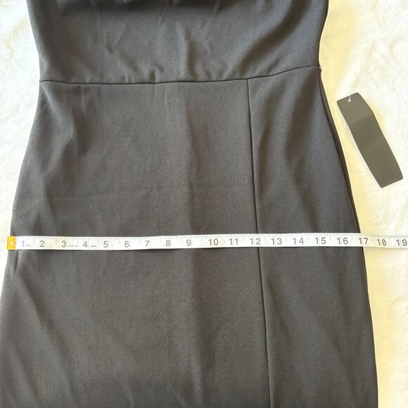 Womens Black Elegant Sleeveless MaxiDress Crisscross Back Straps Evening Wear L - Picture 10 of 11